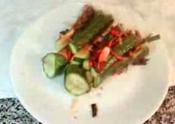 Korean Cucumber Kimchi With Radish And Beef Soup